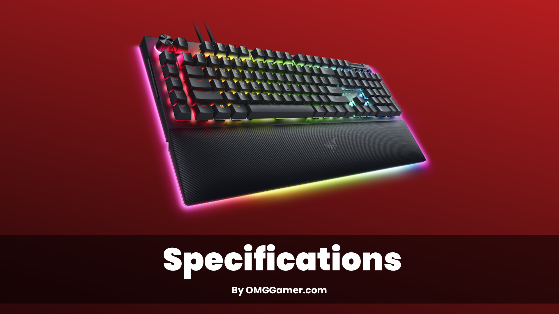 Razer BlackWidow v4 Pro Keyboard Specifications Razer BlackWidow v4 Pro Keyboard Specifications