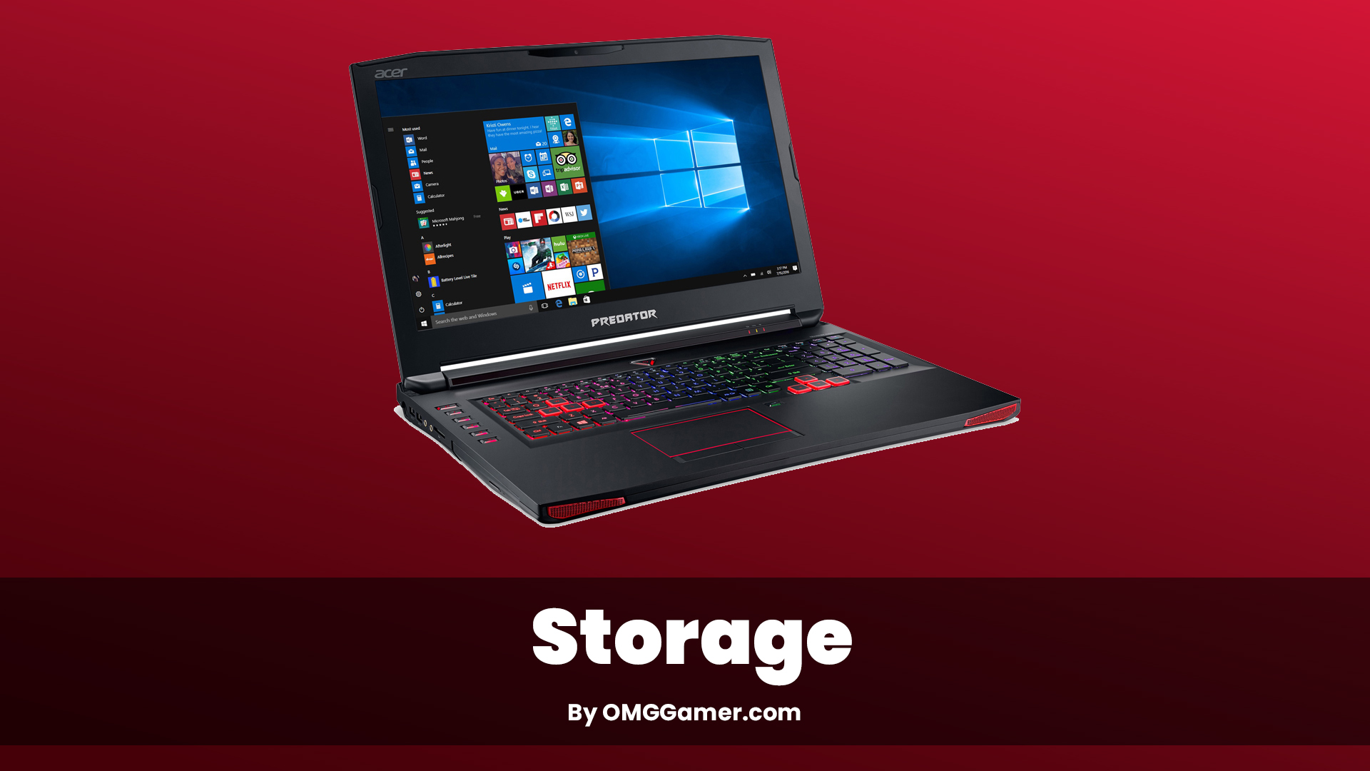 Acer Predator 17 G9-793 Storage Acer Predator 17 G9-793 Storage