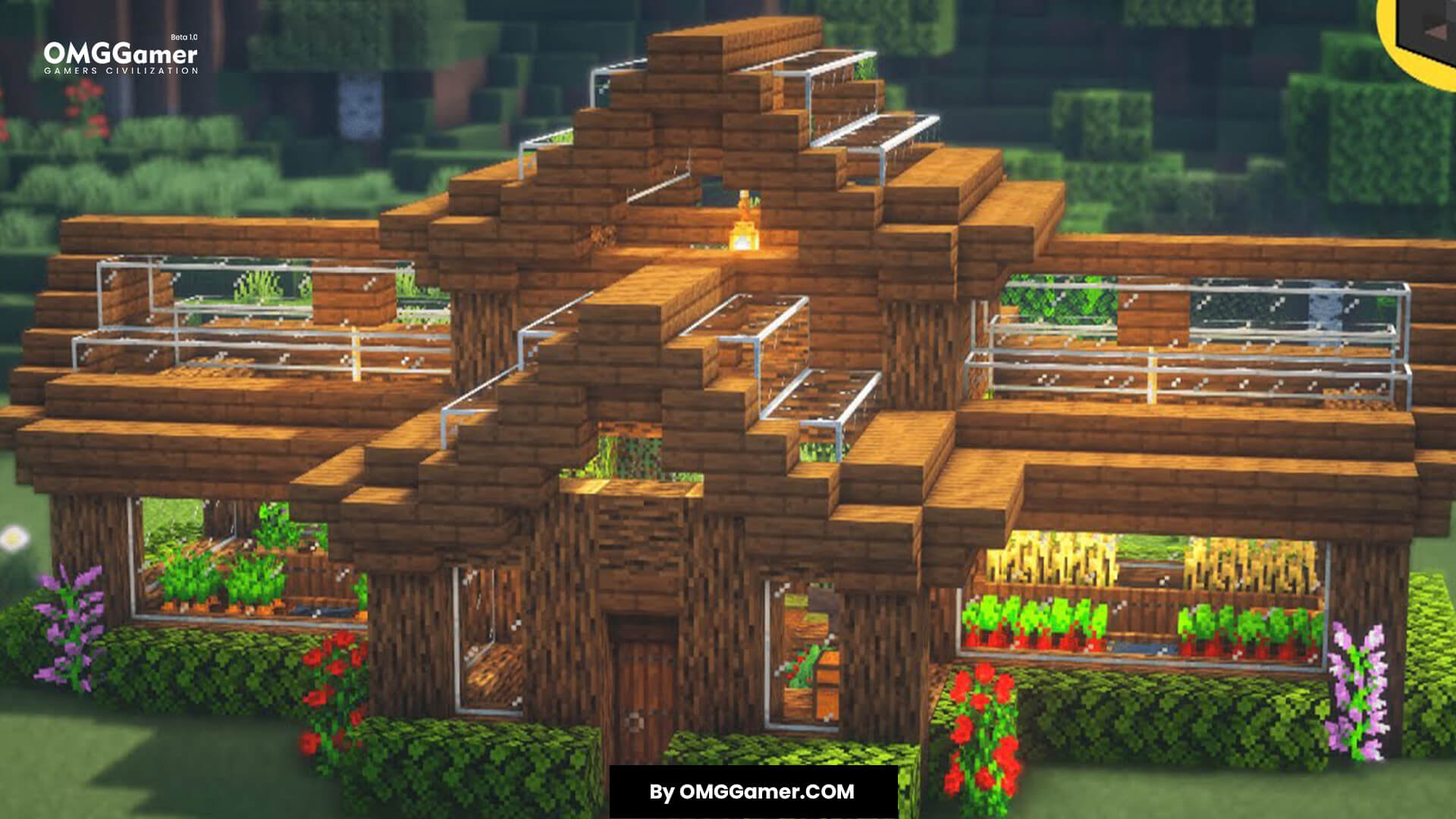 Survival Cottage with Greenhouse Survival Cottage with Greenhouse