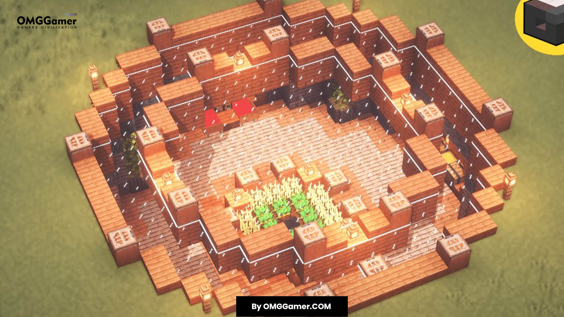 Underground-Circle-Minecraft-House Underground-Circle-Minecraft-House