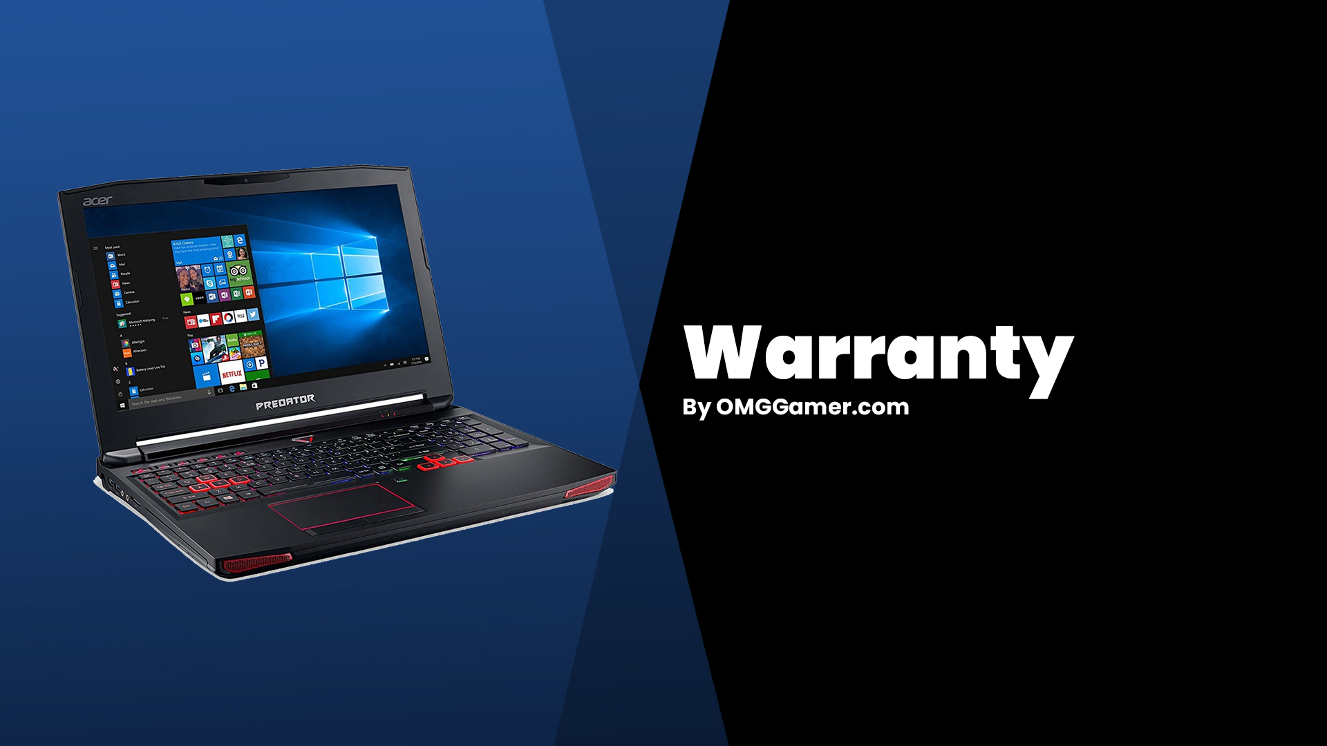 Acer Predator 15 G9-593 Warranty Acer Predator 15 G9-593 Warranty