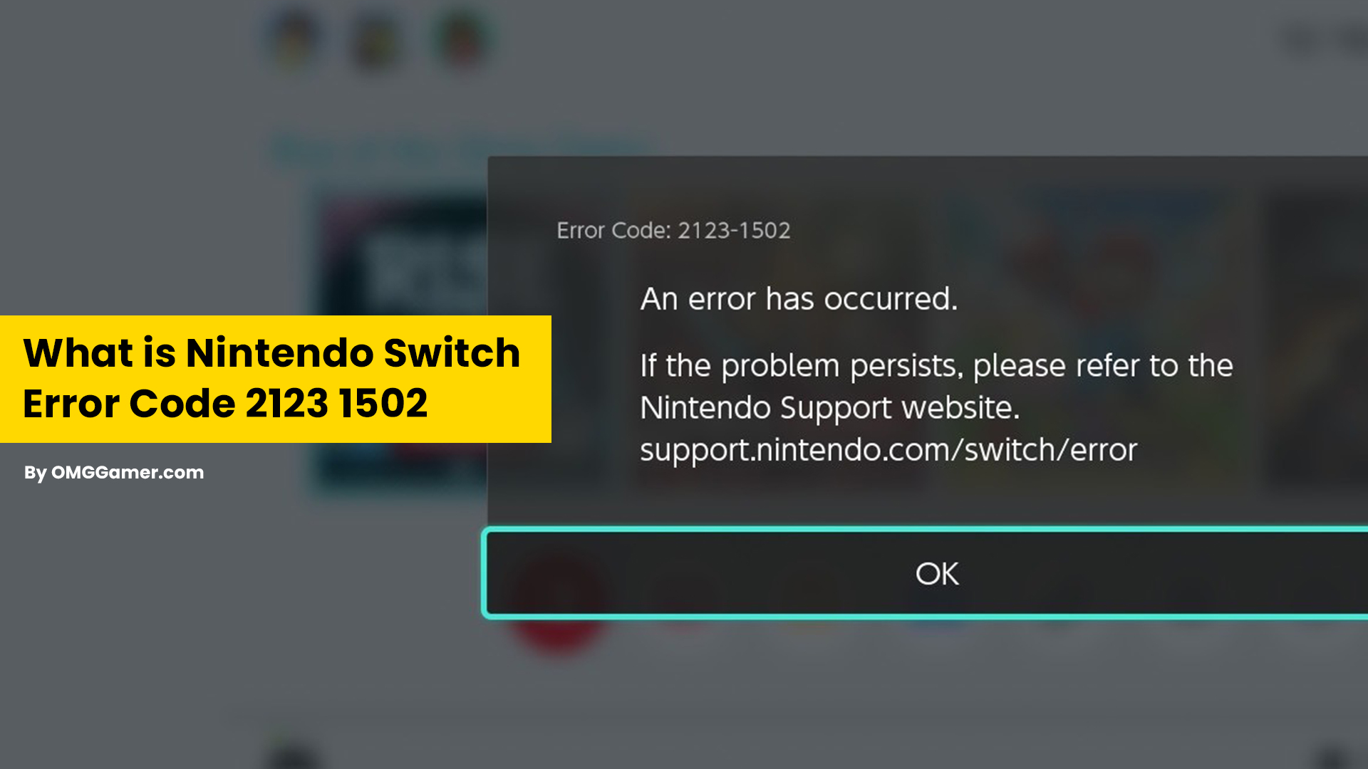What is Nintendo Switch Error Code 2123 1502 What is Nintendo Switch Error Code 2123 1502