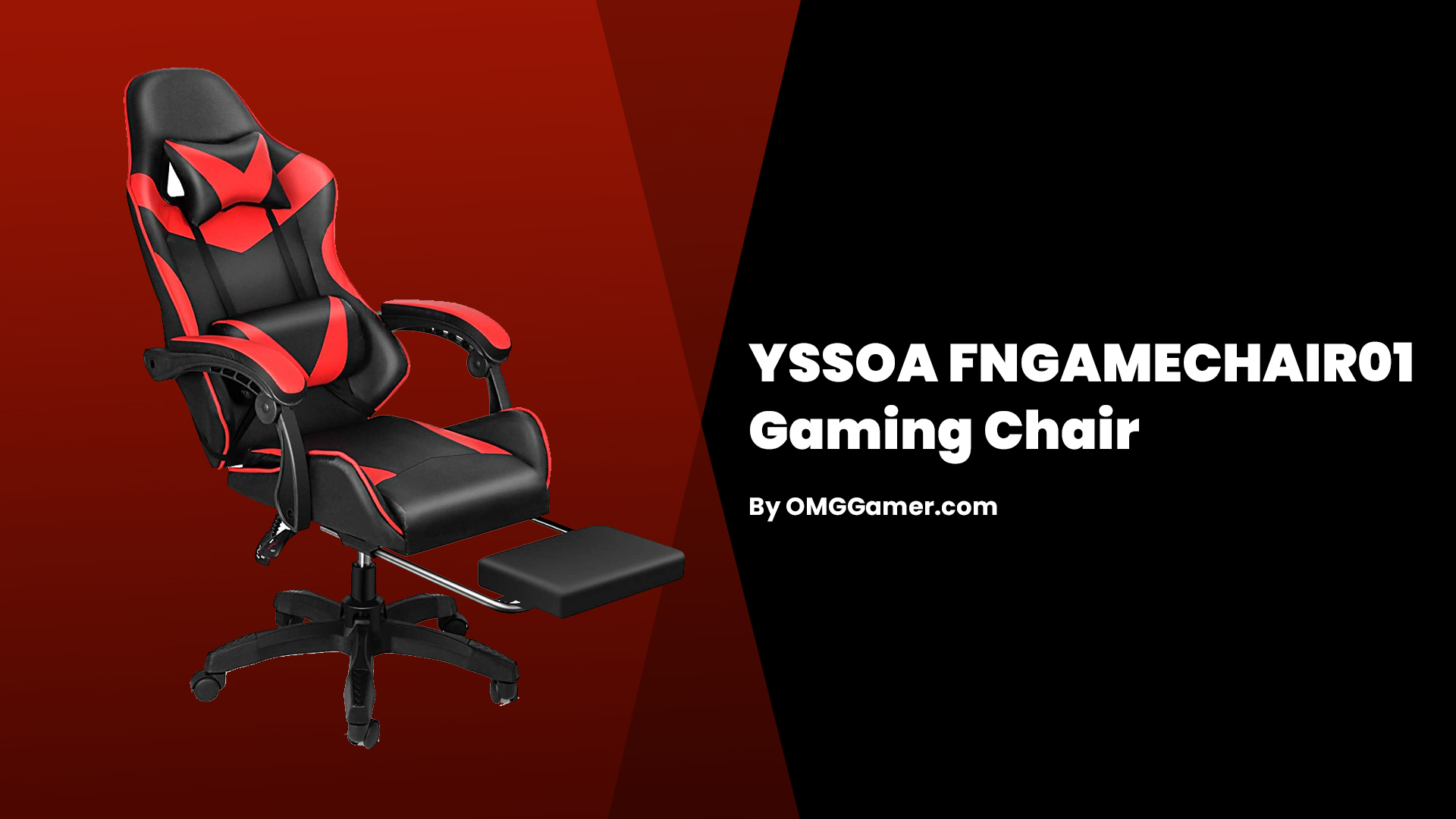 YSSOA FNGAMECHAIR01: Red and Black Gaming Chair YSSOA FNGAMECHAIR01: Red and Black Gaming Chair