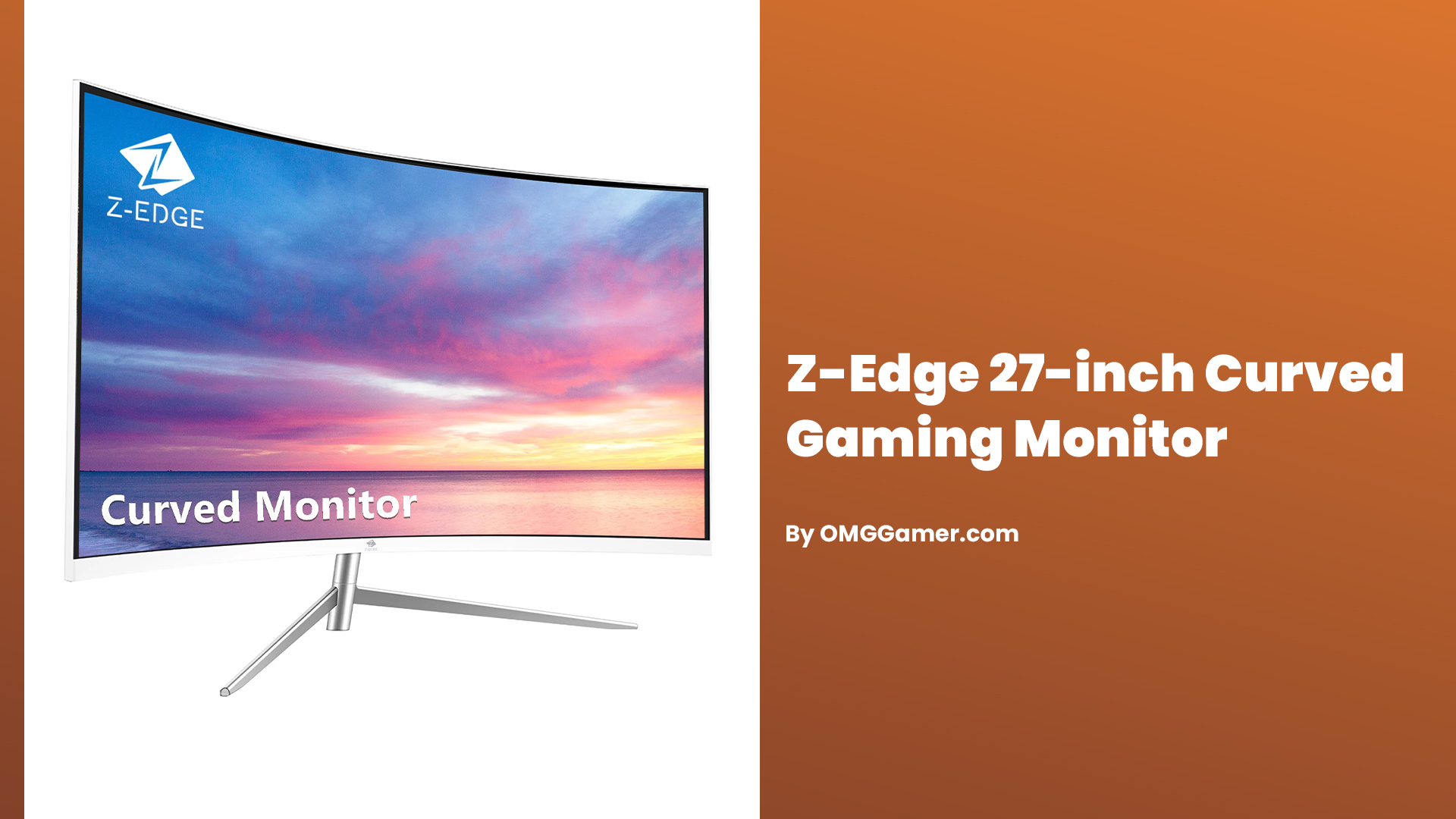 Z-Edge 27-inch Curved White Gaming Monitor Z-Edge 27-inch Curved White Gaming Monitor