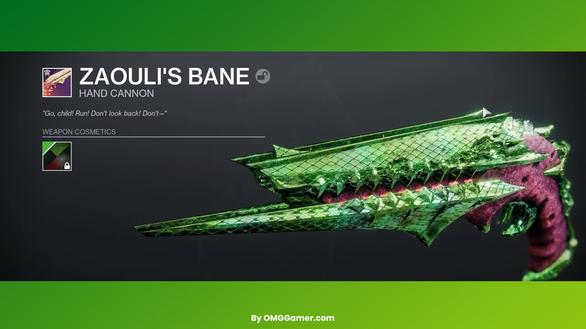 Zaouli’s Bane Perks Zaouli’s Bane Perks