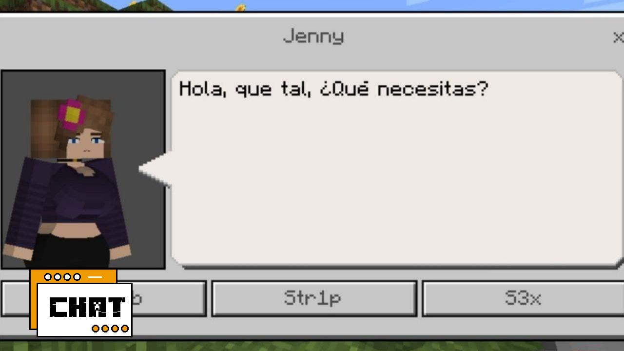 Jenny and Jenny 2 Mods on Minecraft 1.22 and 1.21: Girlfriends 6 chat