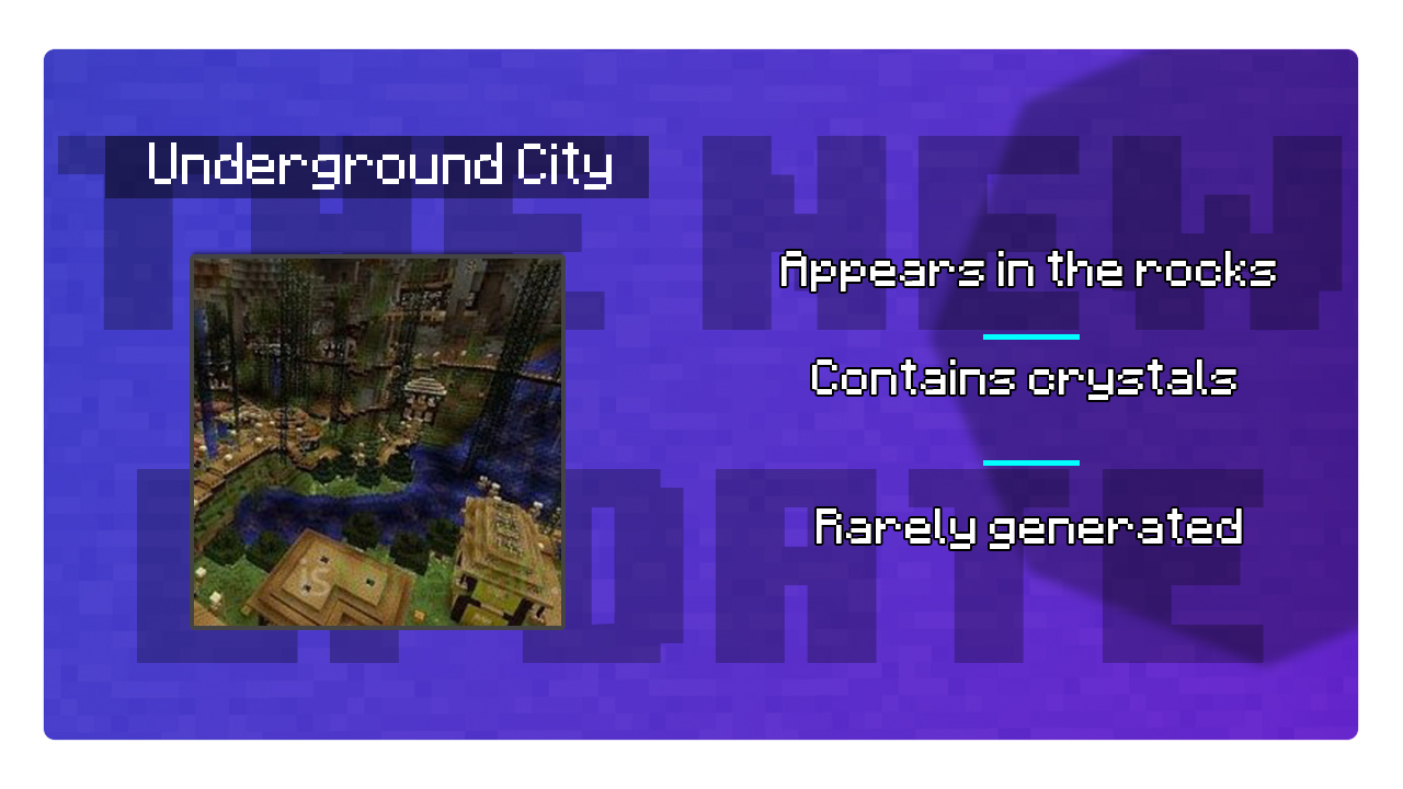 Download Minecraft Bedrock Edition 1.22.0, 1.22.10 and 1.22 android free (APK): New version 2 undeground 1