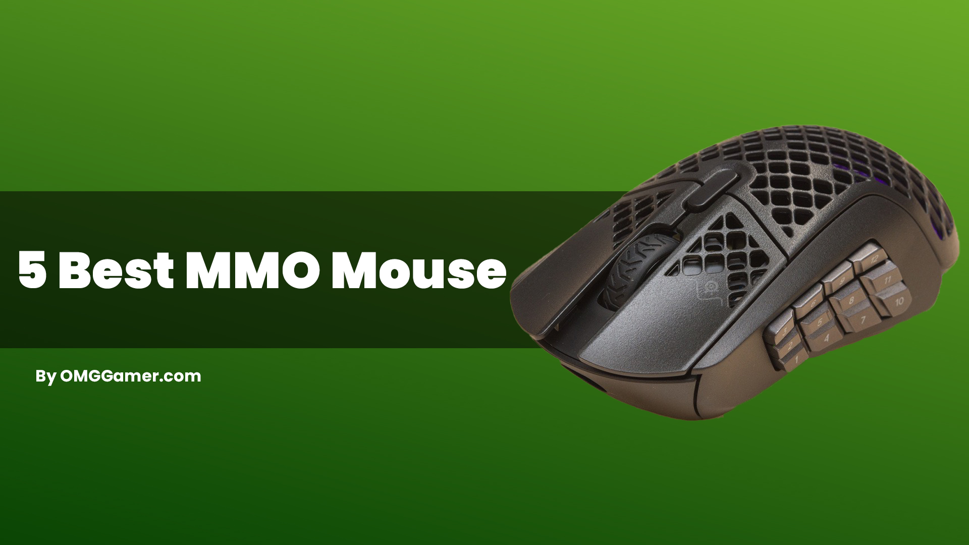 5 Best MMO Mouse in 2024 [Gamers Choice]