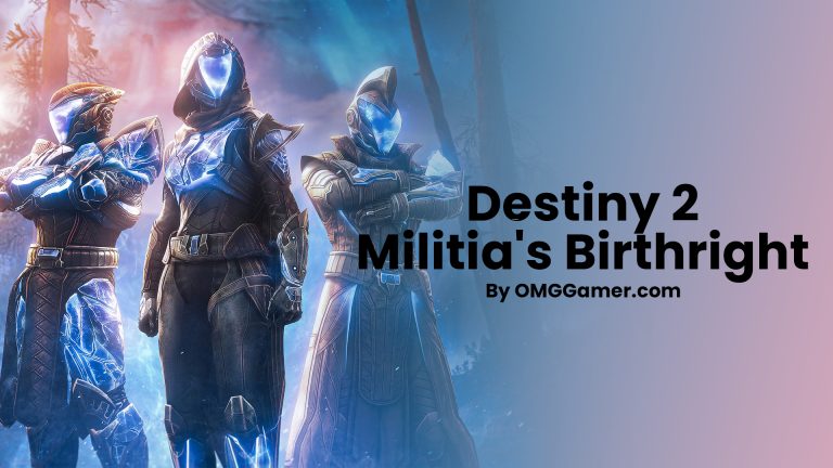 Destiny 2 Militia’s Birthright in 2024 [Grenade Launcher]