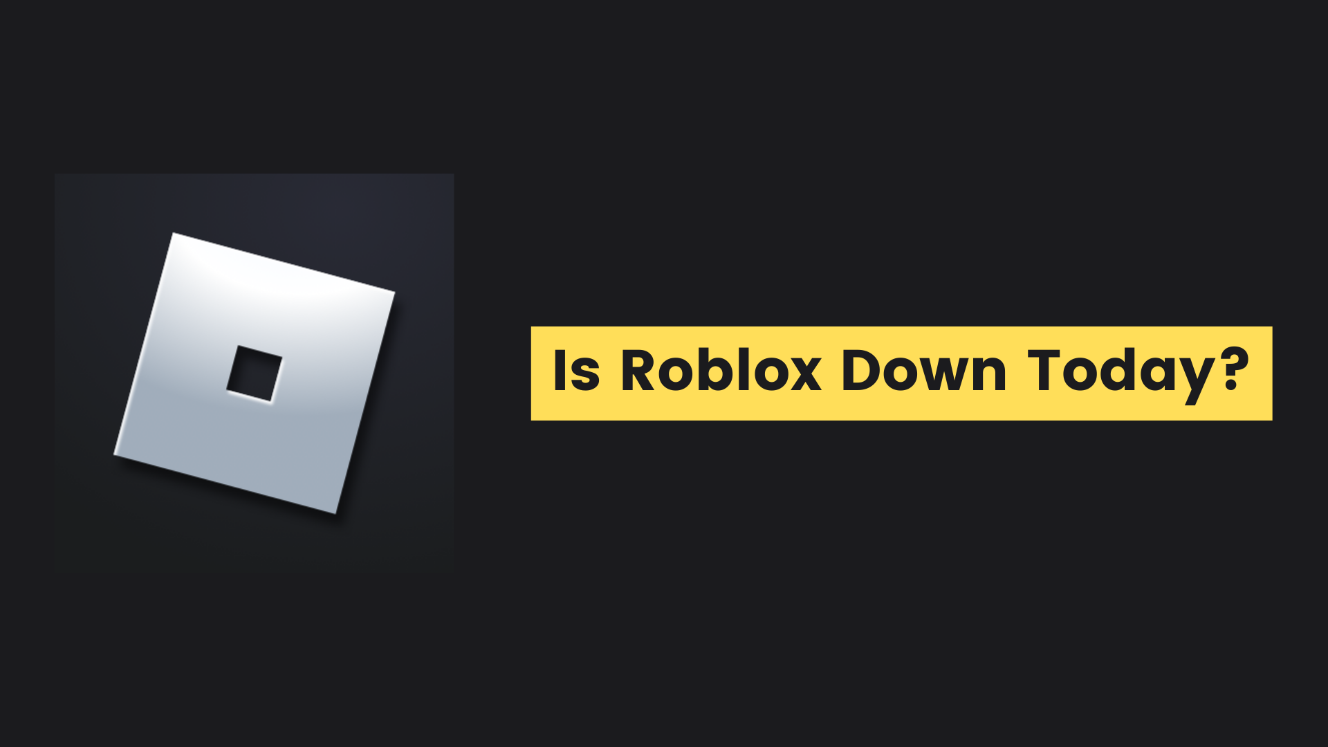 [Check Now] Is Roblox Down Today? [April] 2024