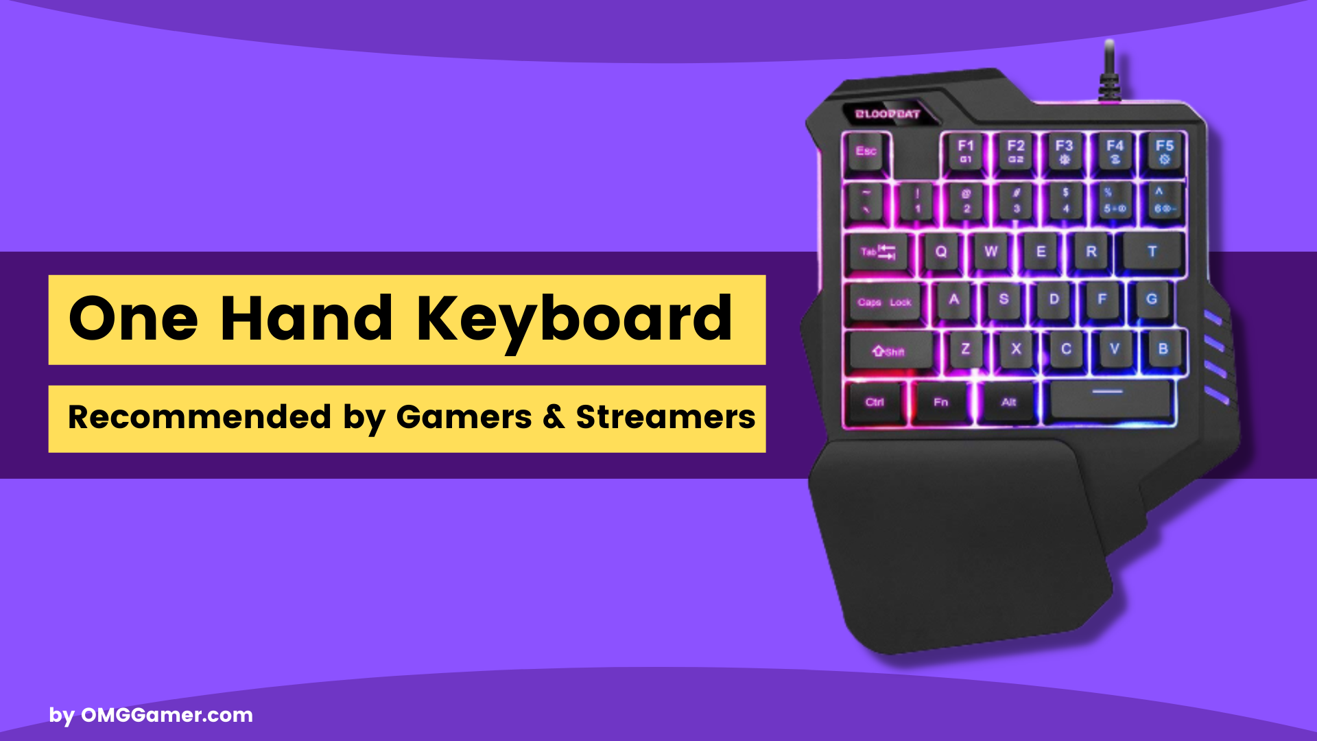 5 Best One Hand Keyboard for Gaming PC in 2024 [By Gamers]
